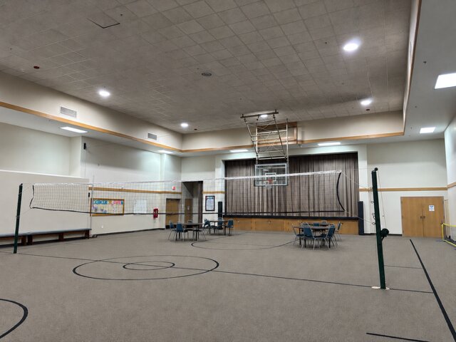 Indoor gym used for therapeutic recreation and exercise